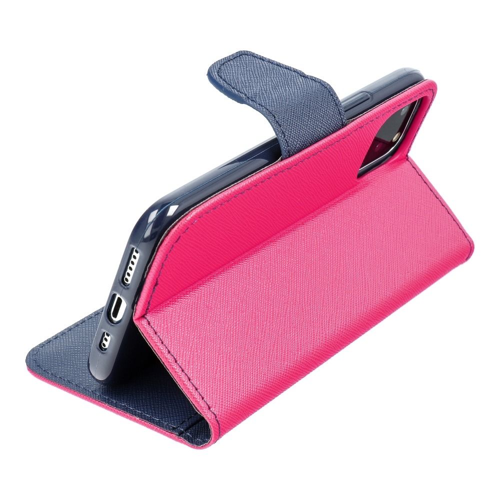 Forcell Pouzdro flipové Fancy Book pro HUAWEI P8 pink/navy 5900217156994