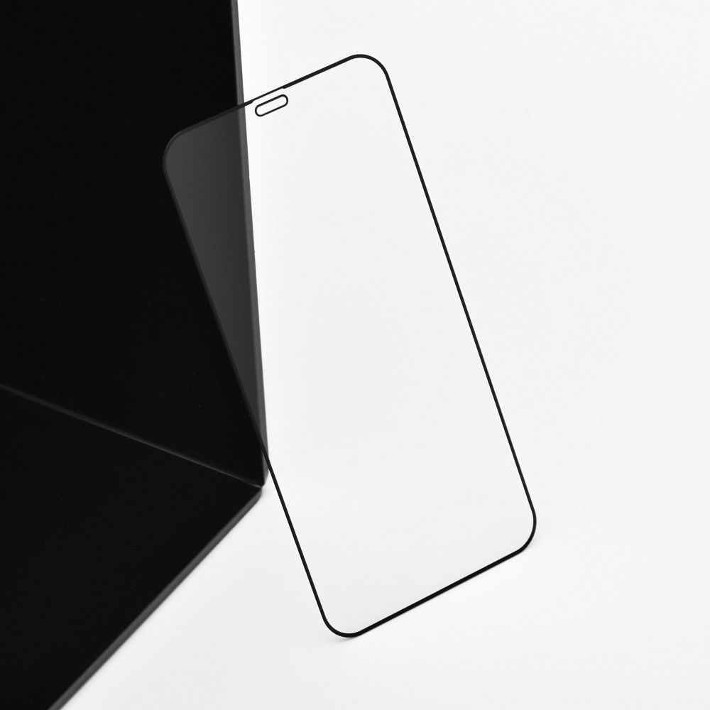 Forcell 5D tvrzené sklo na iPhone 13 , černé 5903396121340