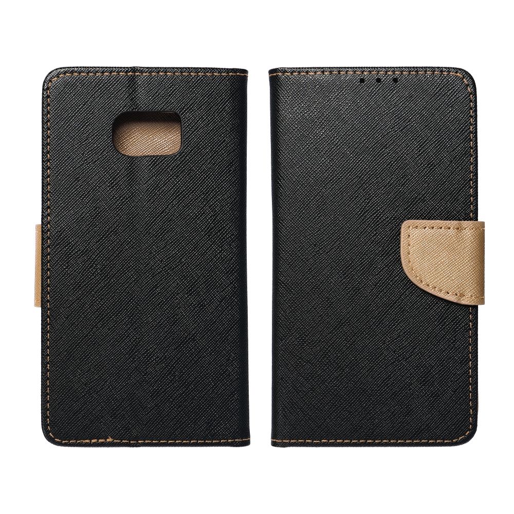 Forcell Pouzdro flipové Fancy Book pro SAMSUNG S23 ULTRA , černé / gold, 5903396186820