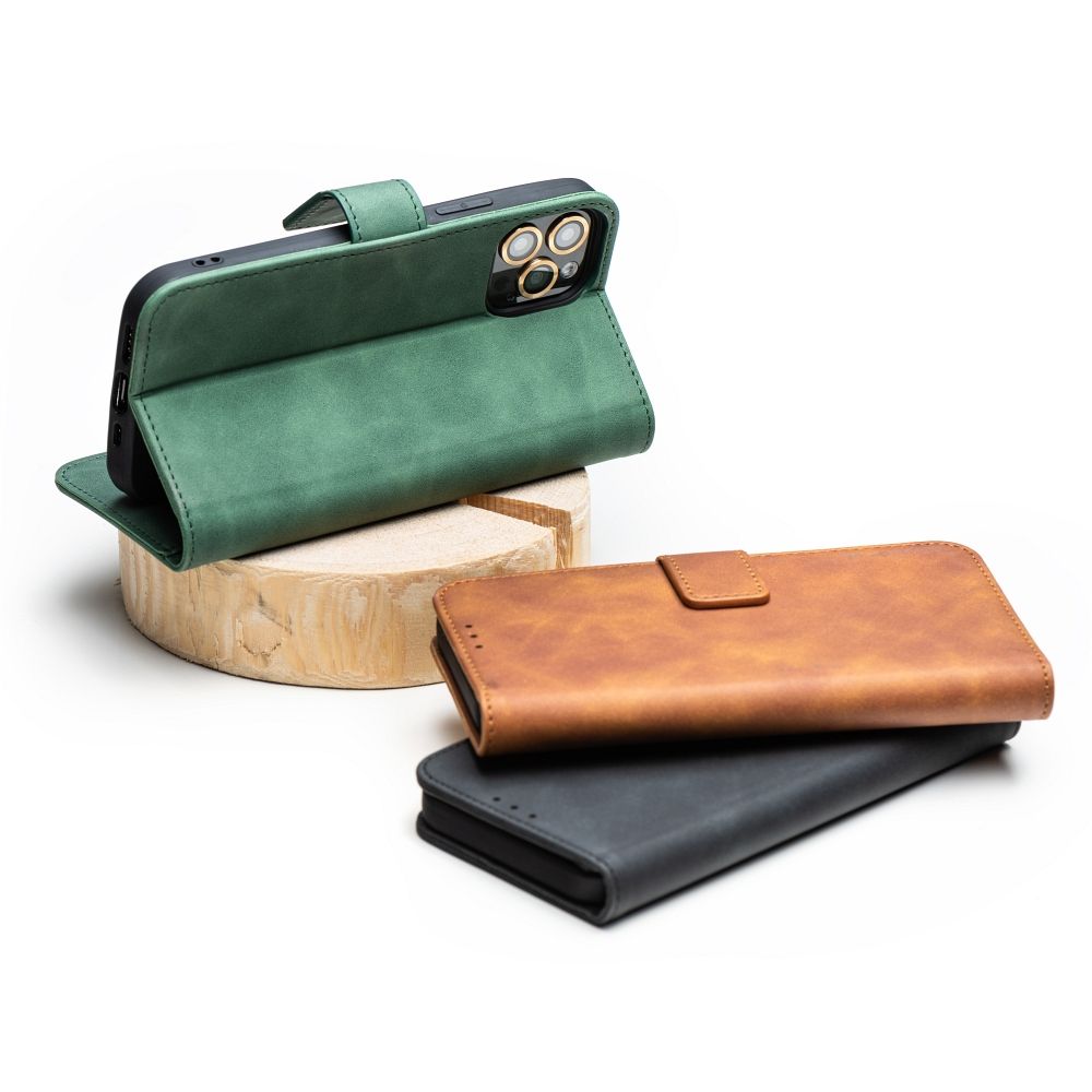 Pouzdro Forcell Flipové TENDER Book Case pro SAMSUNG A15 4G / A15 5G green