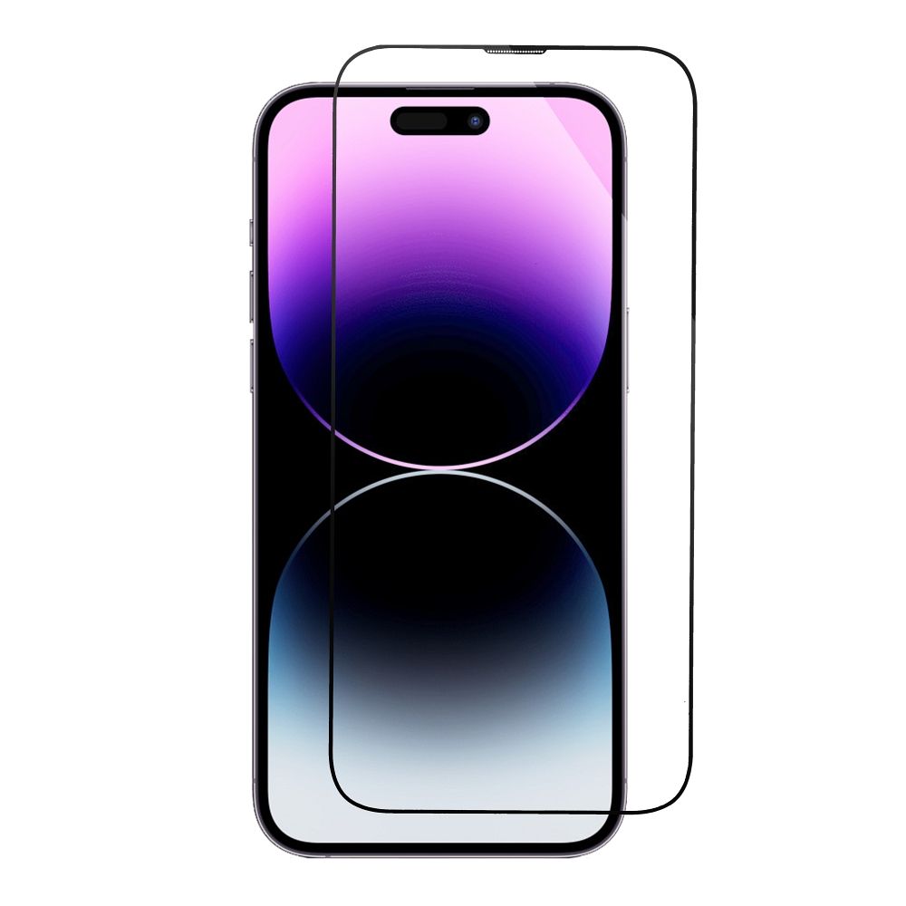 OEM 5D Tvrzené sklo s aplikátorem na iPhone 16, černé 5903396311307