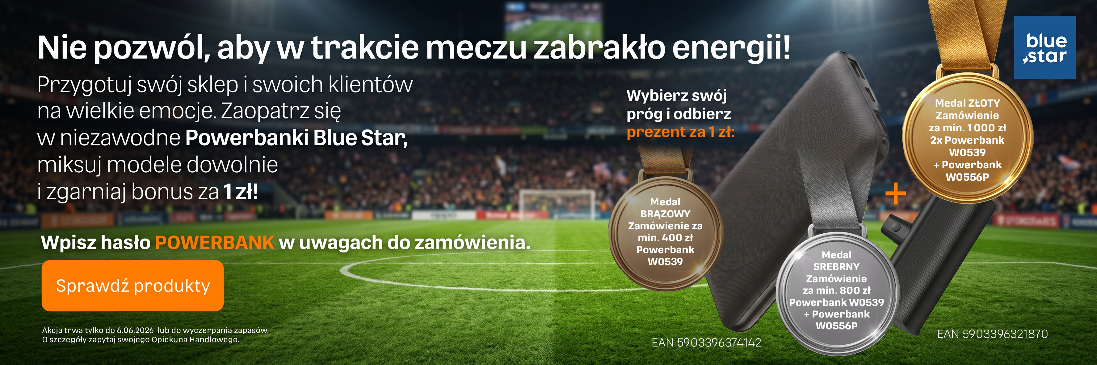 Mistrzowska Energia z Blue Star