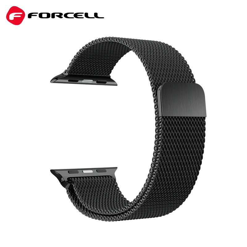 FORCELL F-DESIGN FA03 szíj Apple Watch 42/44/45/49mm fekete