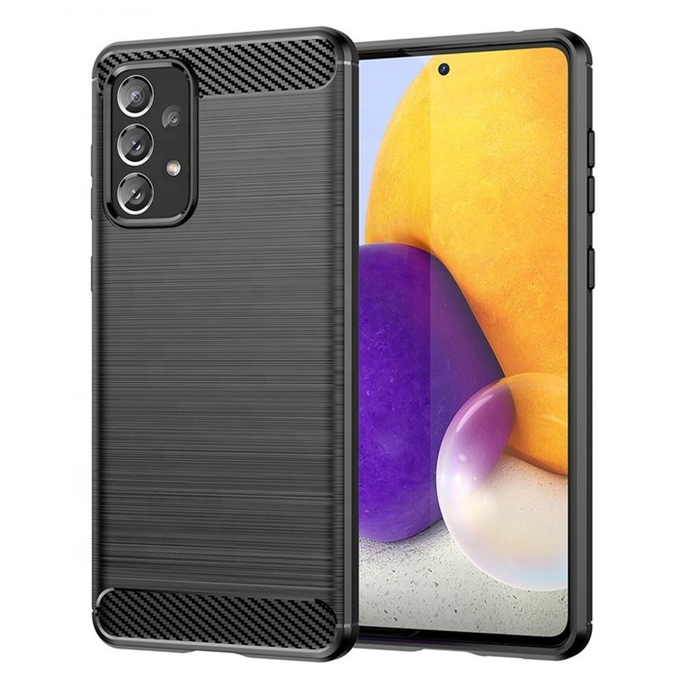 CARBON tok SAMSUNG Galaxy A72 LTE (4G) / A72 5G fekete