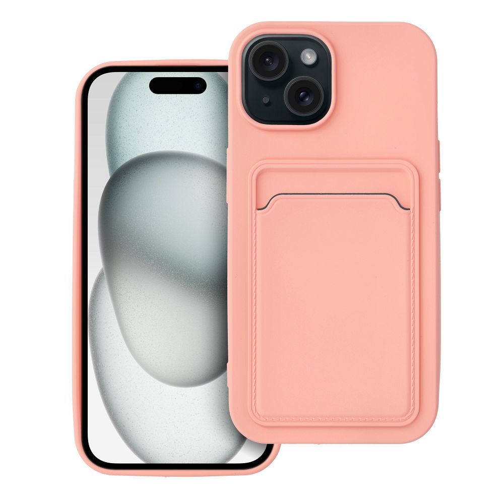 KÁRTYA tok IPHONE 15 pink