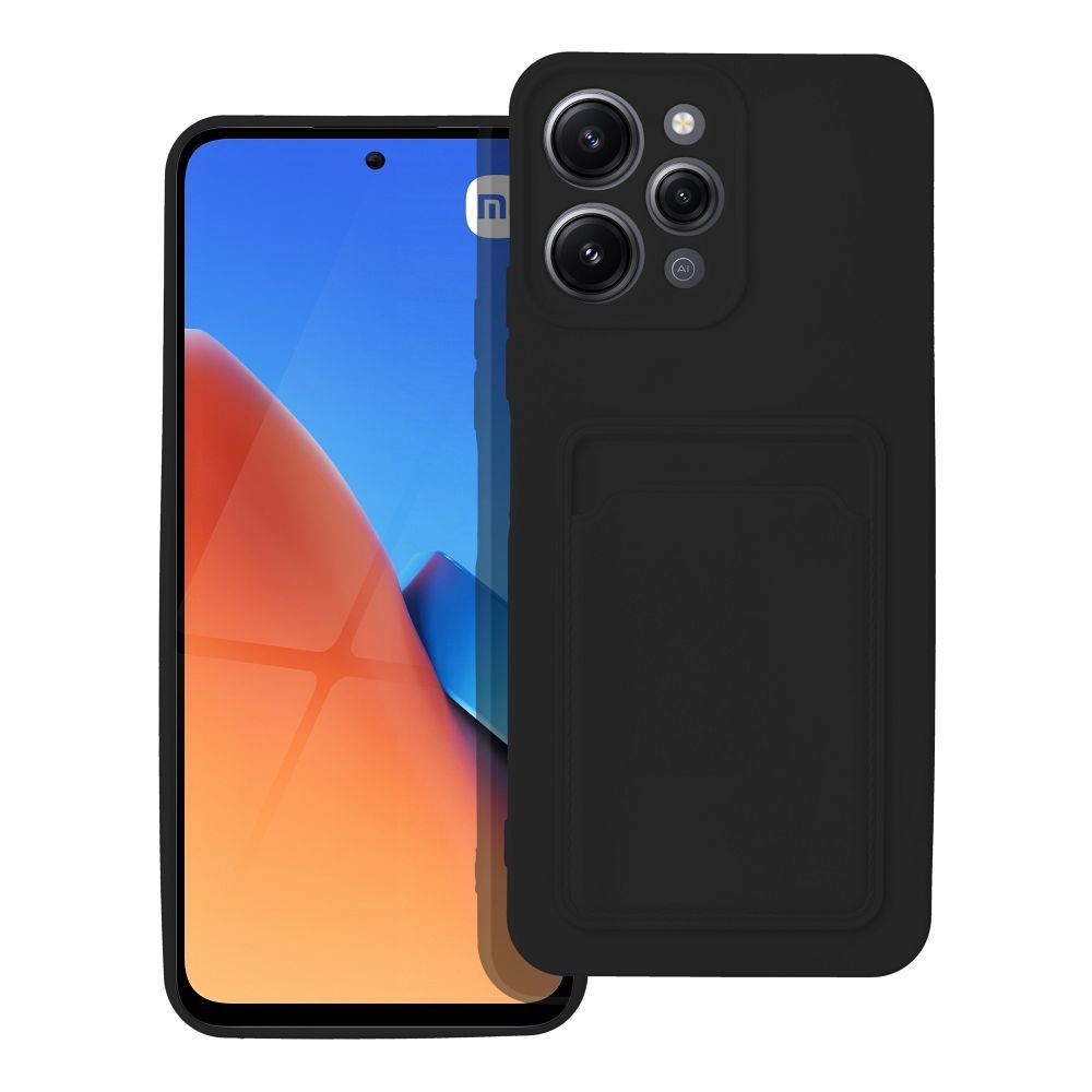 Kártyás tok XIAOMI Redmi 12 4G fekete