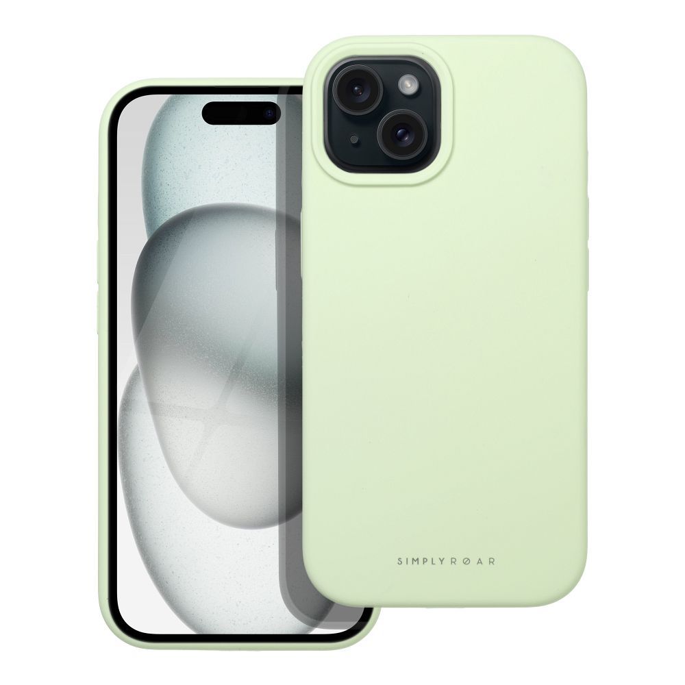 Roar Cloud-Skin Case – for iPhone 15 Világos zöld