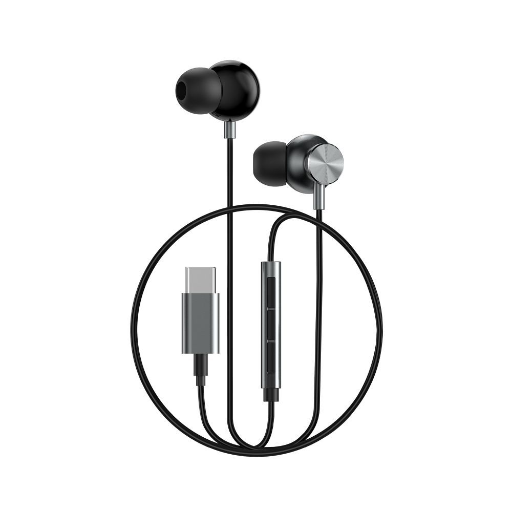 WiWU – Wired Stereo Earphones EB315 USB C (DAC) – szürke