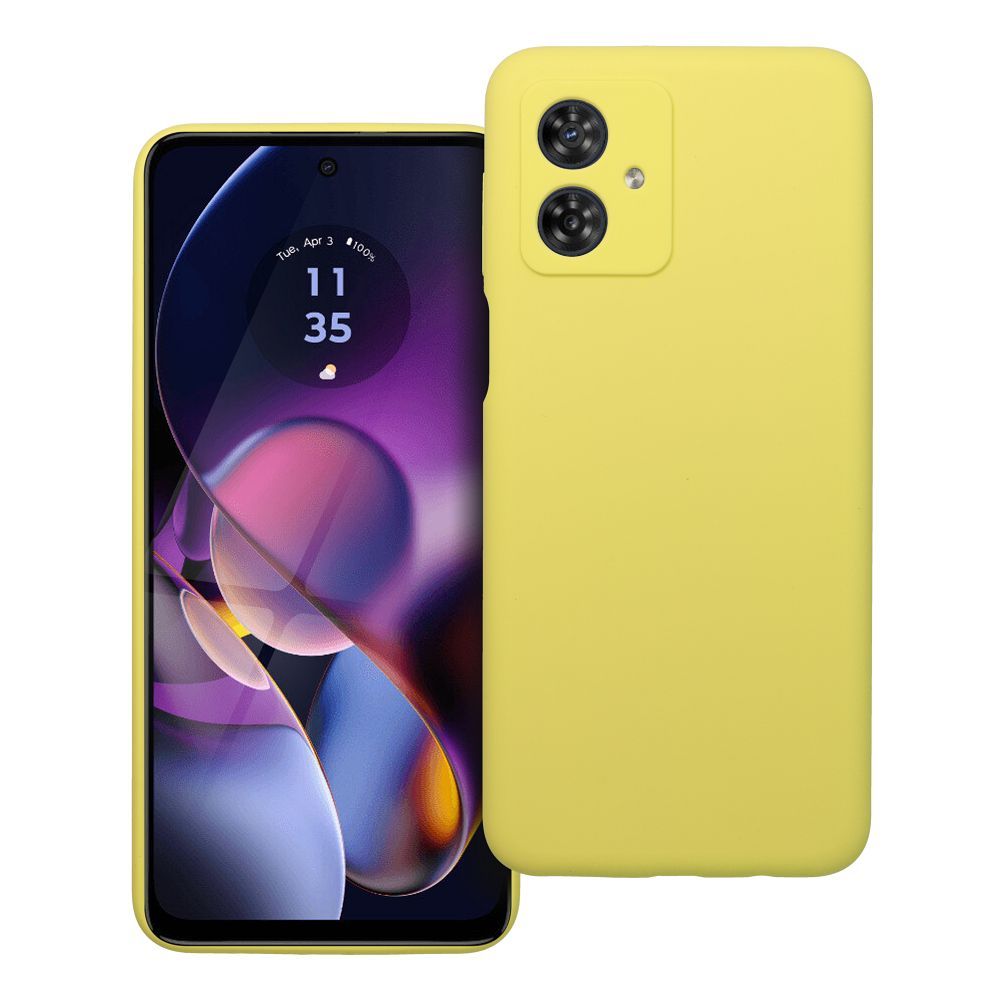 SILIKON 2mm tok MOTOROLA G54 5G citrom