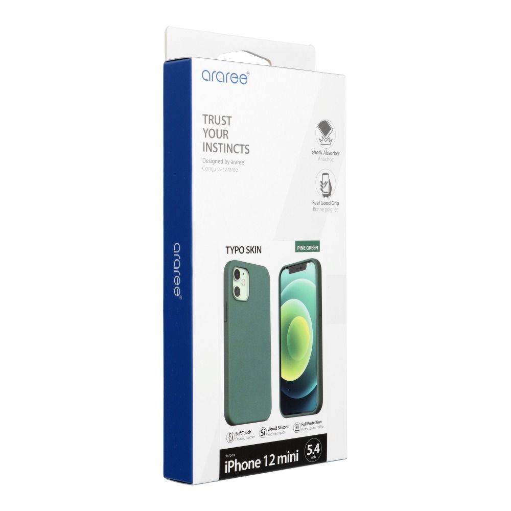 ARAREE Typoskin tok IPHONE 12 Mini pine green