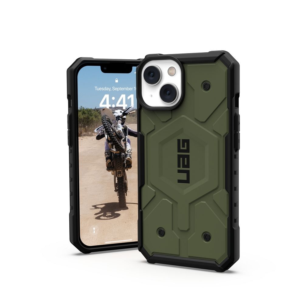 ( UAG ) Urban Armor Geat Pathfinder IPHONE 13 / 14 MagSafe kompatibilis zöld