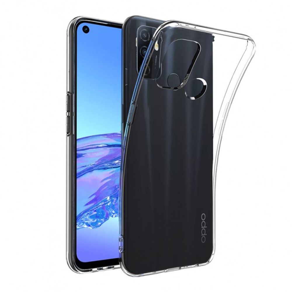 ULTRA SLIM 0,5 mm hátsó tok OPPO A54 5G / A74 5G / A93 5G számára – átlátszó