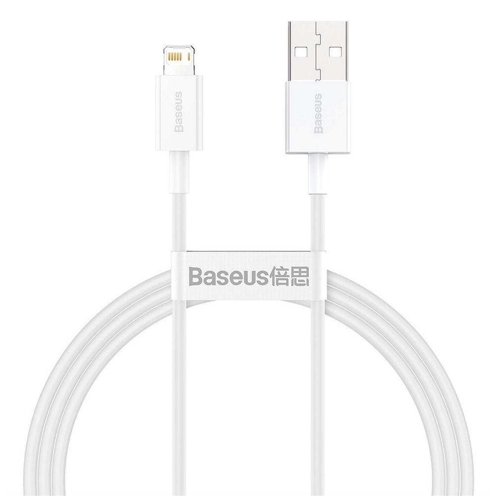 BASEUS cable USB A to Lightning 2,4A Superior CALYS-A02 1 m white