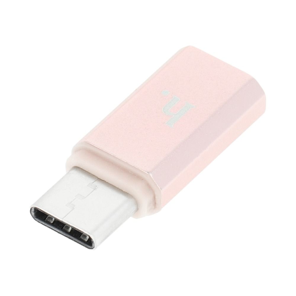 HOCO adapter Type C to Micro USB rose gold