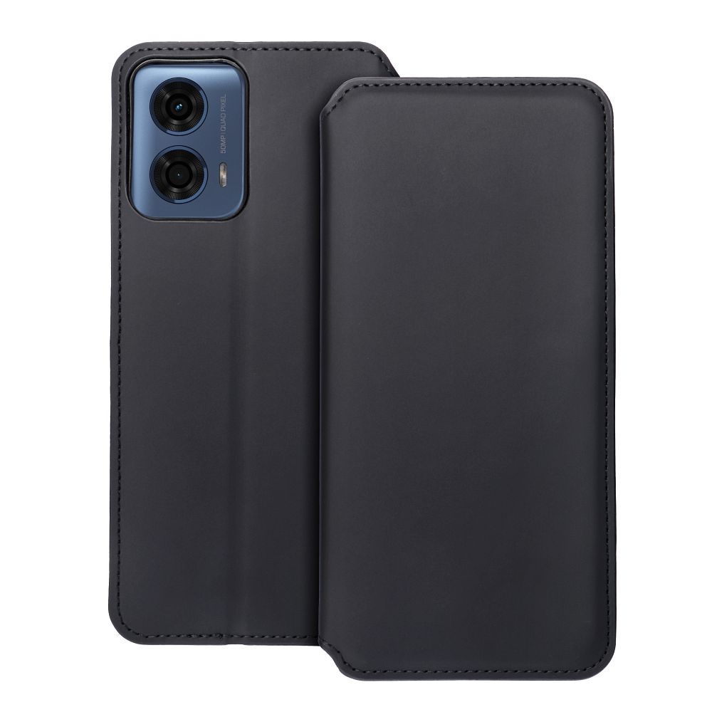 DUAL POCKET könyvtok MOTOROLA G24-hez fekete