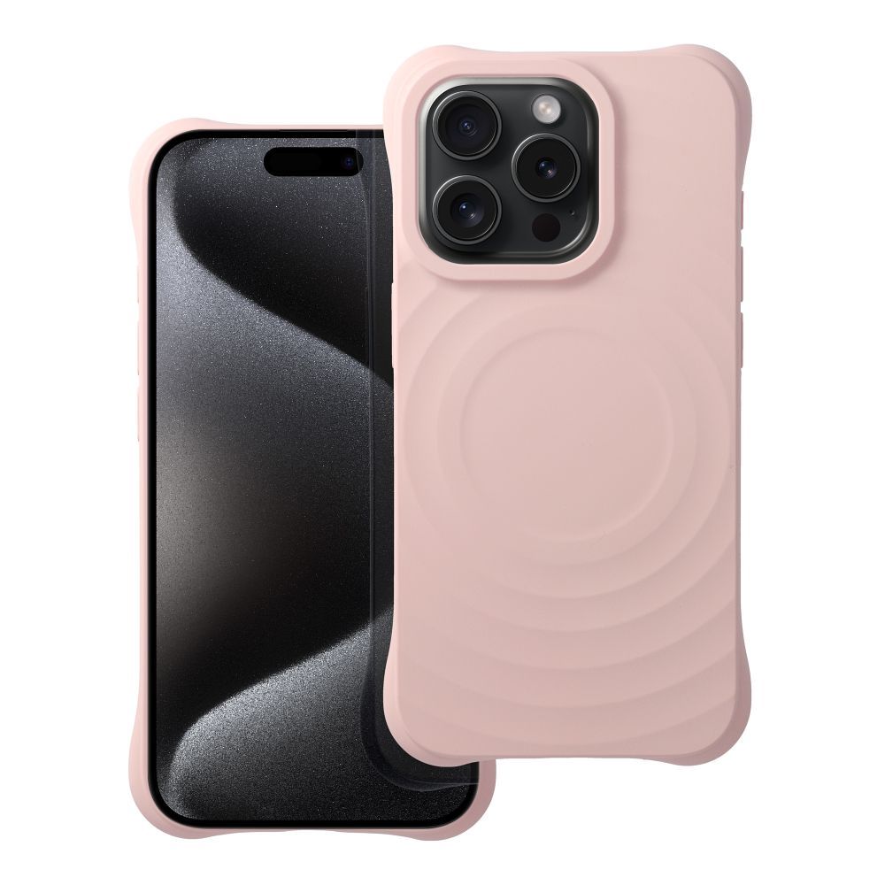 Silicone Zephyr Mag Cover kompatibilis MagSafe-vel az IPHONE 13-hoz, rózsaszín