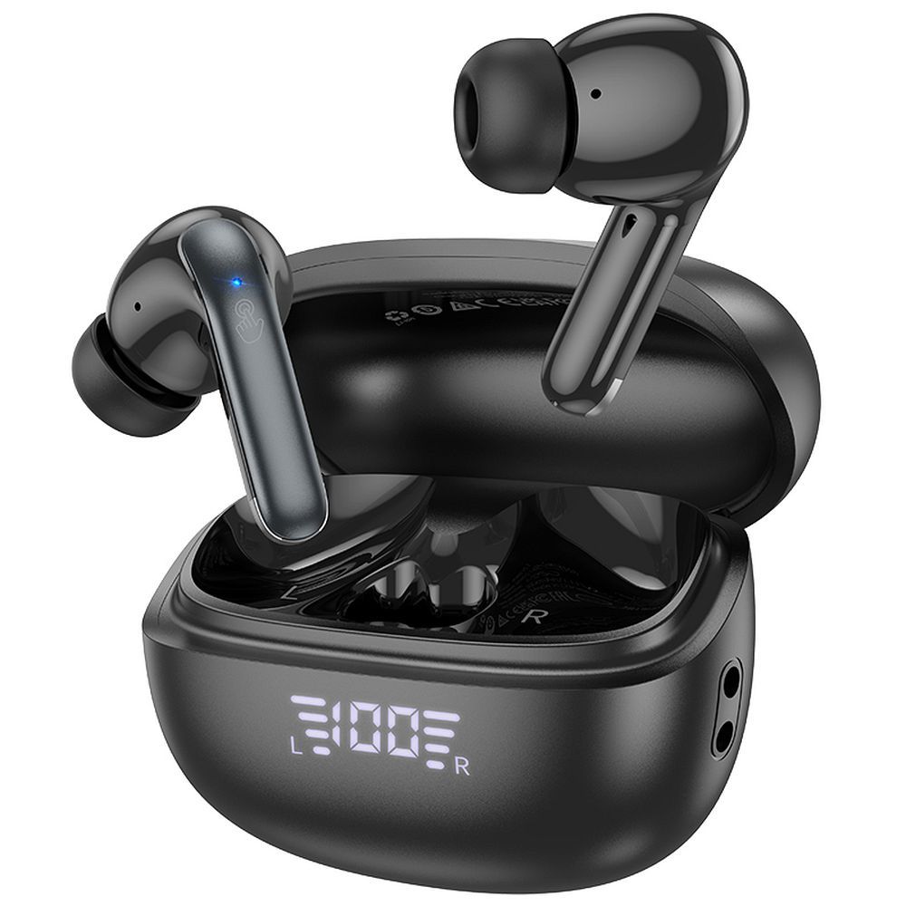 HOCO vezeték nélküli bluetooth fülhallgató TWS ANC ENC EQ5 fekete