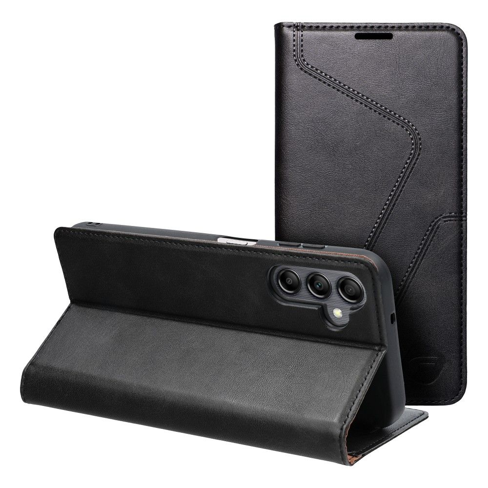 FORCELL F-PROTECT RFID Blokkoló könyv tok SAMSUNG A14 4G / A14 5G fekete