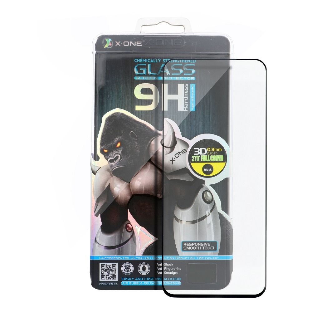 Tempered Glass X-ONE – for iPhone X/Xs 3D Full Cover black