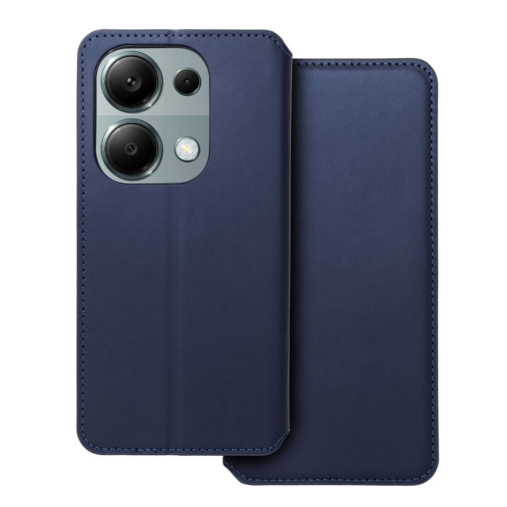 DUAL POCKET könyv tok XIAOMI Note 13 Pro 4G navy