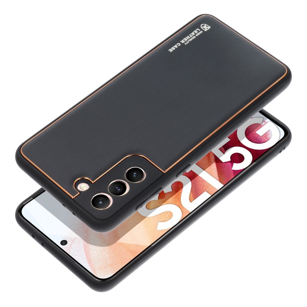 LEATHER case for SAMSUNG A55 5G black