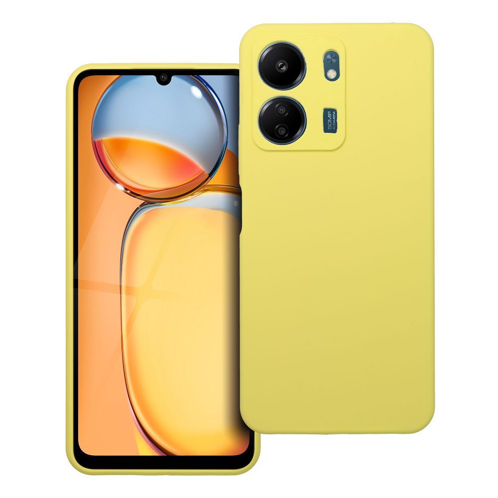 SILIKON 2mm tok XIAOMI REDMI 13C citrom
