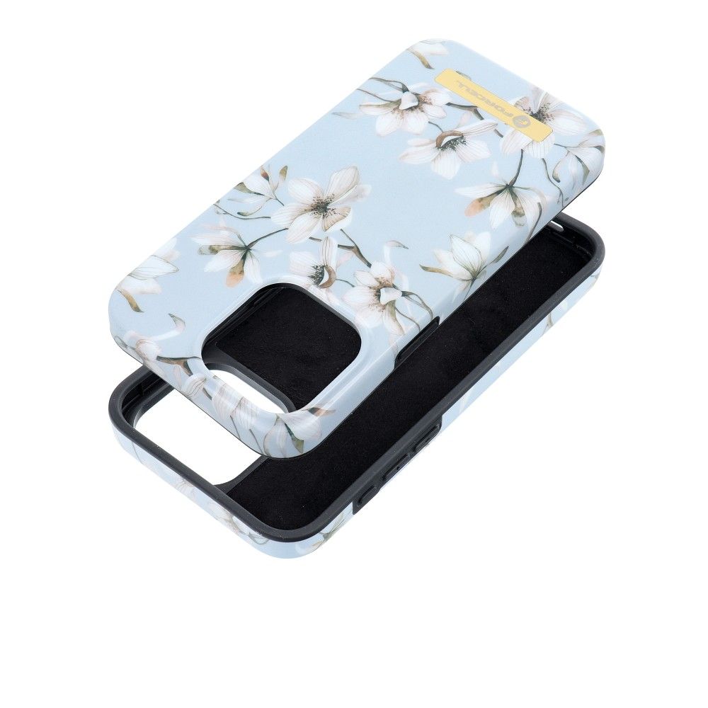 FORCELL F-PROTECT Mirage case compatible with MagSafe for IPHONE 15 Pro Max spring flowers