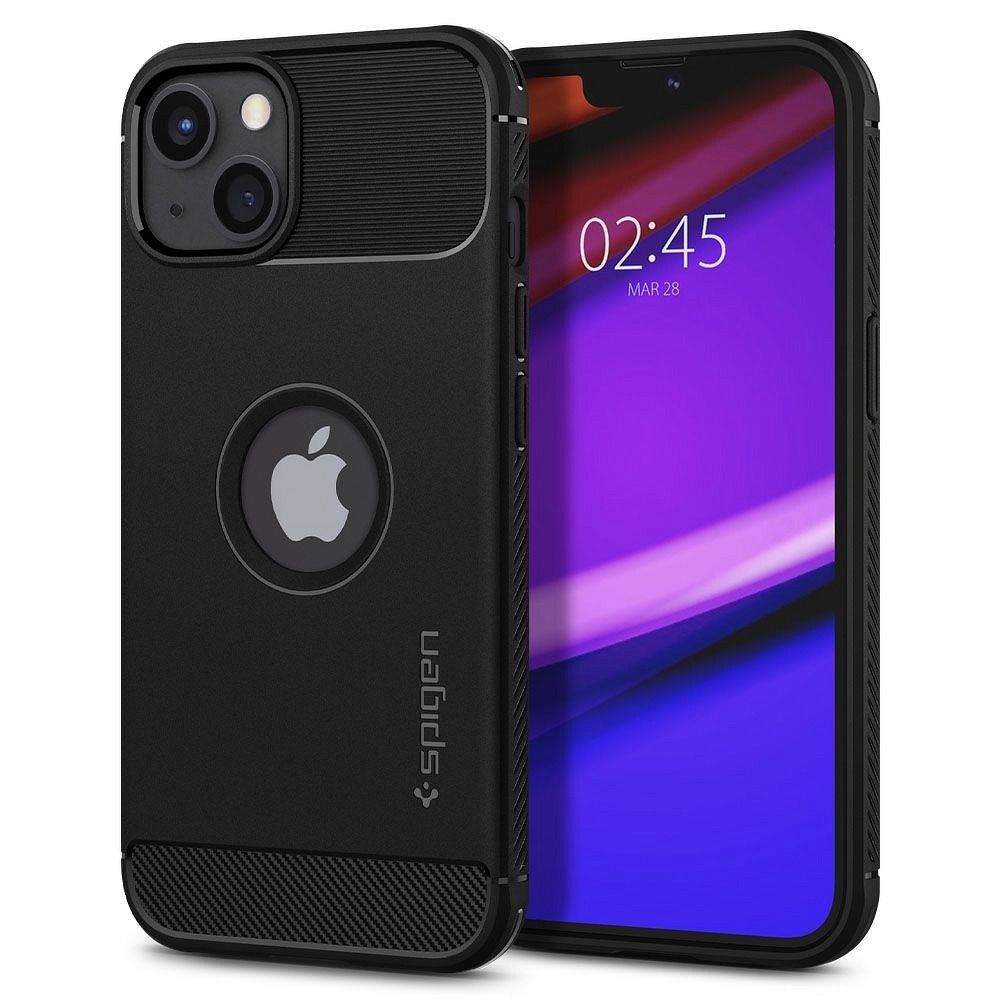 SPIGEN Rugged Armor tok IPHONE 13 matt fekete