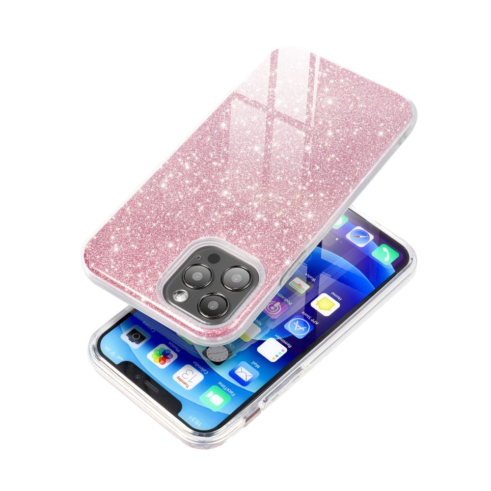 SHINING tok SAMSUNG Galaxy A54 5G átlátszó/rózsaszín tok