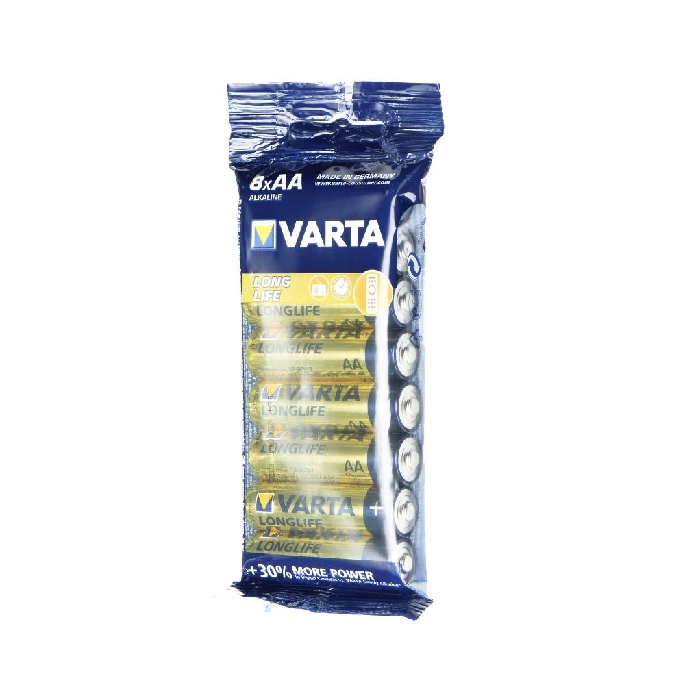 VARTA alkáli elem R6 (AA) Longlife 8 db