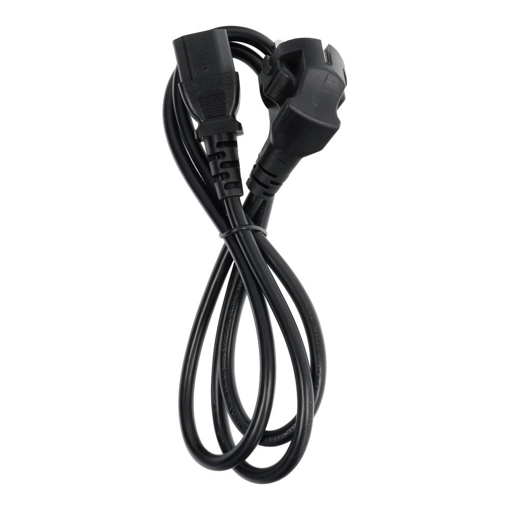 Power cable for computer PC / printer / monitor 230V 16A 1,2 m black