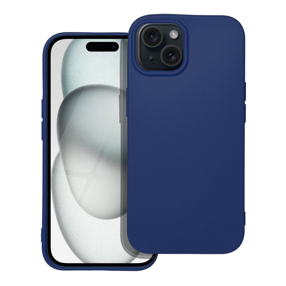 SOFT tok IPHONE 15 sötétkék