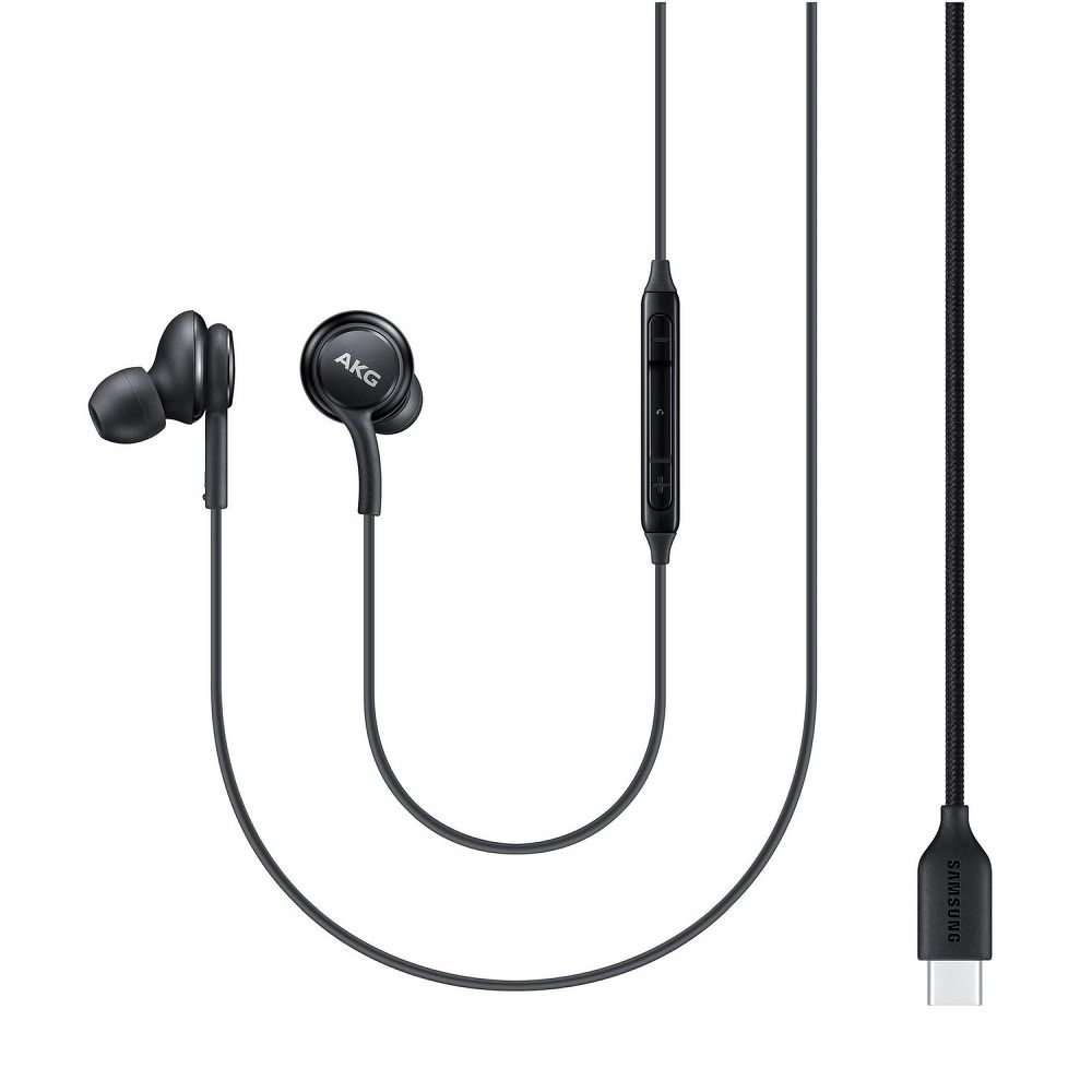 SAMSUNG AKG eredeti vezetékes fülhallgató Type C mikrofonnal IC-100BBEGEU fekete blister