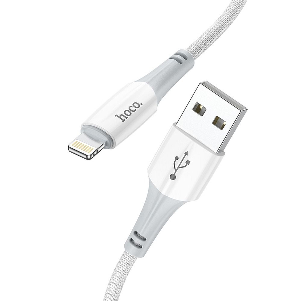 HOCO USB A – Lightning kábel 2,4A X70 1 m fehér