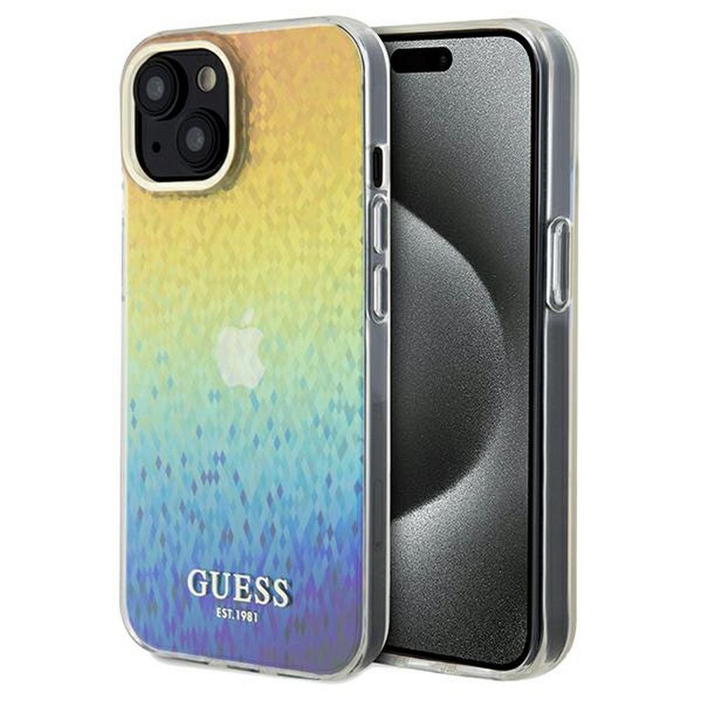 GUESS tok IPHONE 14 GUHCP14SHDECMI (IML Faceted Mirror / disco irideszkáló) több színben