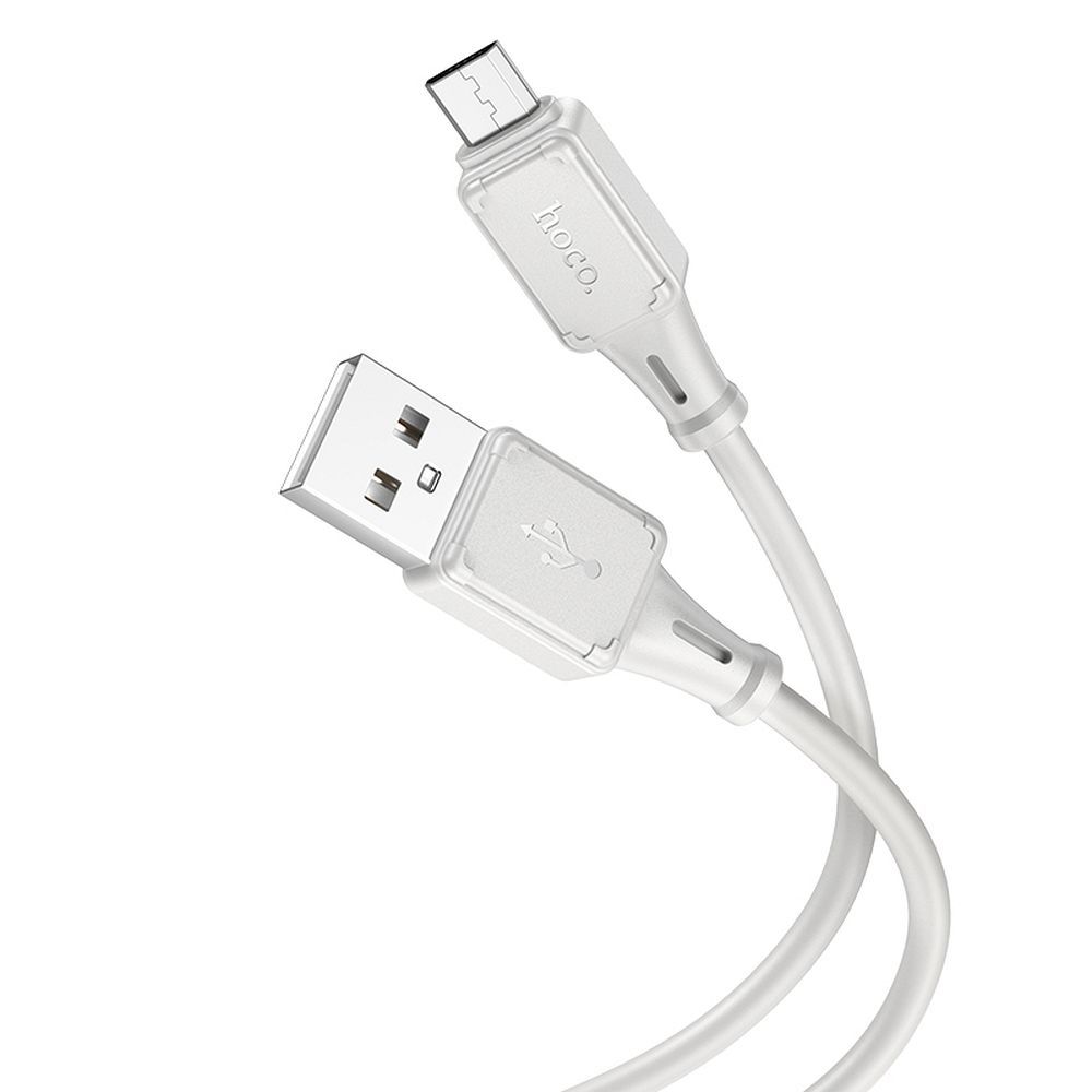 HOCO USB A – Micro USB kábel 2,4A X101 1 m szürke (30 db/doboz)