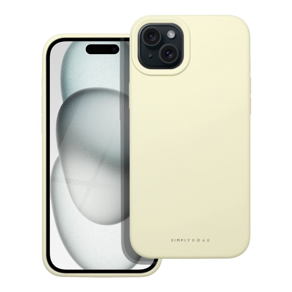 Roar Cloud-Skin Case – for Apple 15 Plus Világos Sárga