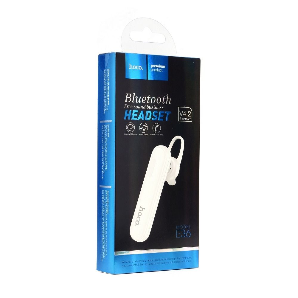 HOCO vezeték nélküli bluetooth fejhallgató E36 fehér