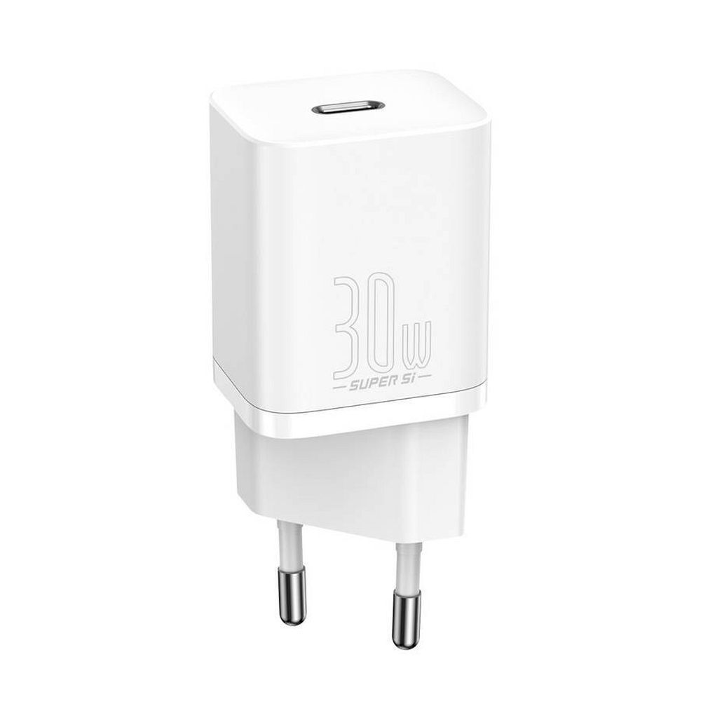 BASEUS Type C PD QC3.0 3A 30W töltő CCSUP-J02/CCCJG30CE fehér