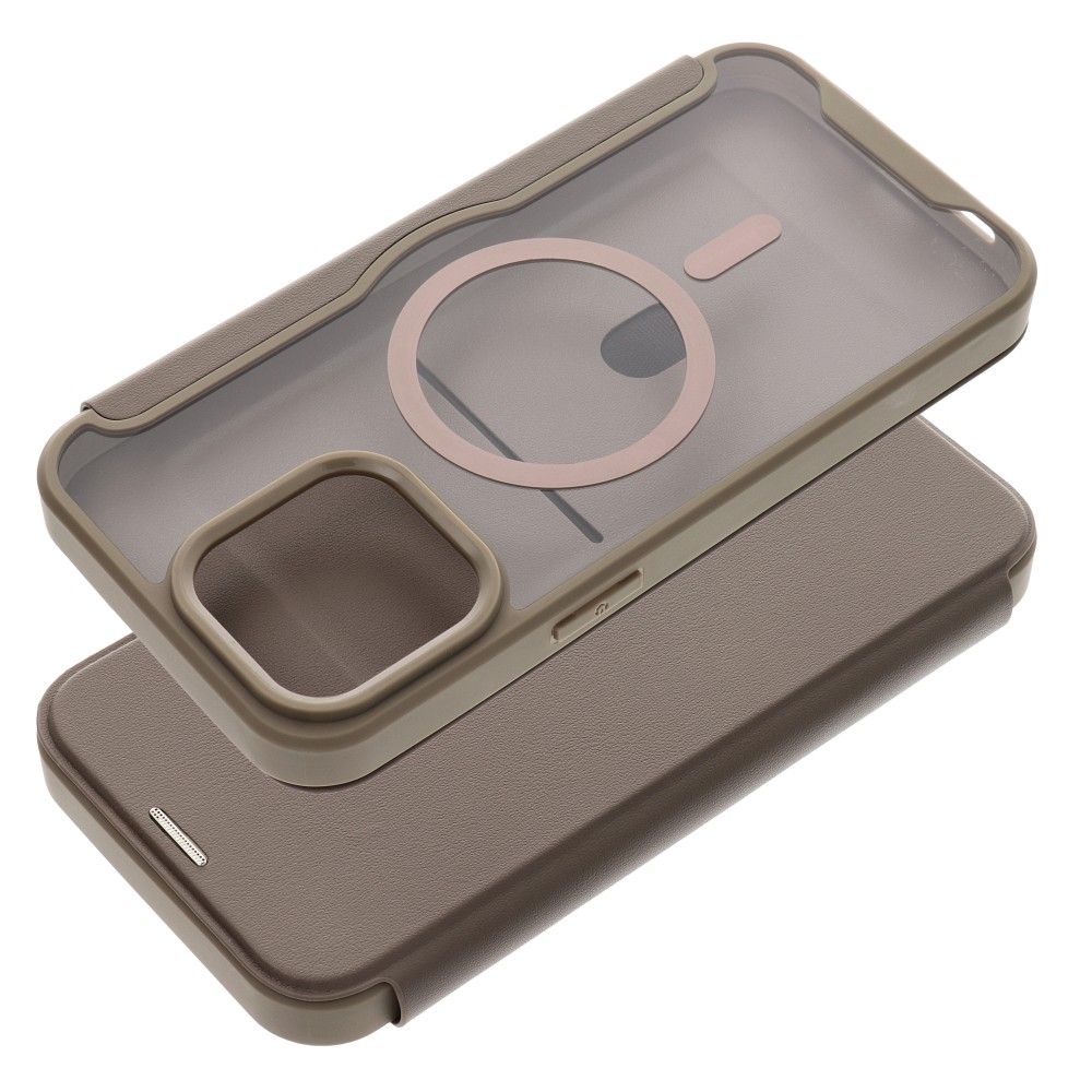 SMART MAG könyvtok MagSafe kompatibilis IPHONE 16 Pro Max titaniumhoz