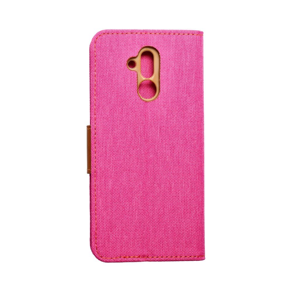 Puzdro Canvas Book Huawei Mate 20 Lite - ružový