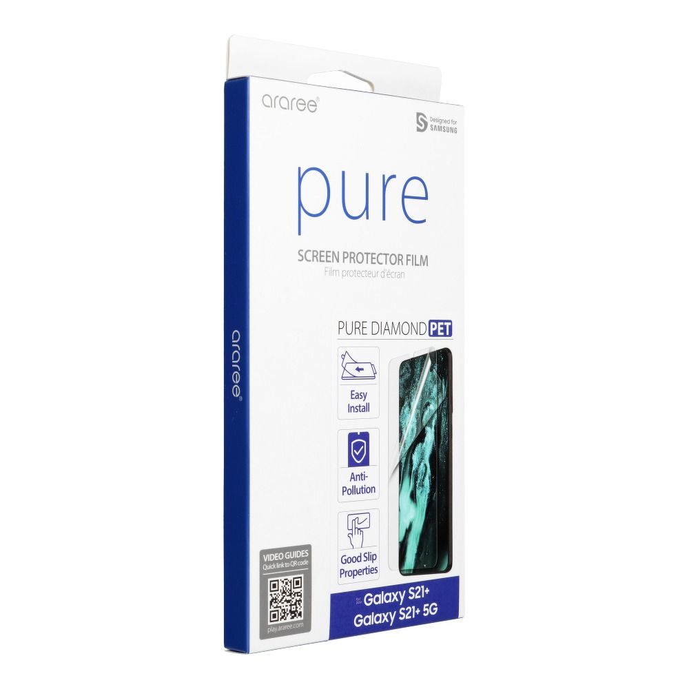 ARAREE Pure Diamond flexible hybrid PET for SAMSUNG S21 Plus transparent