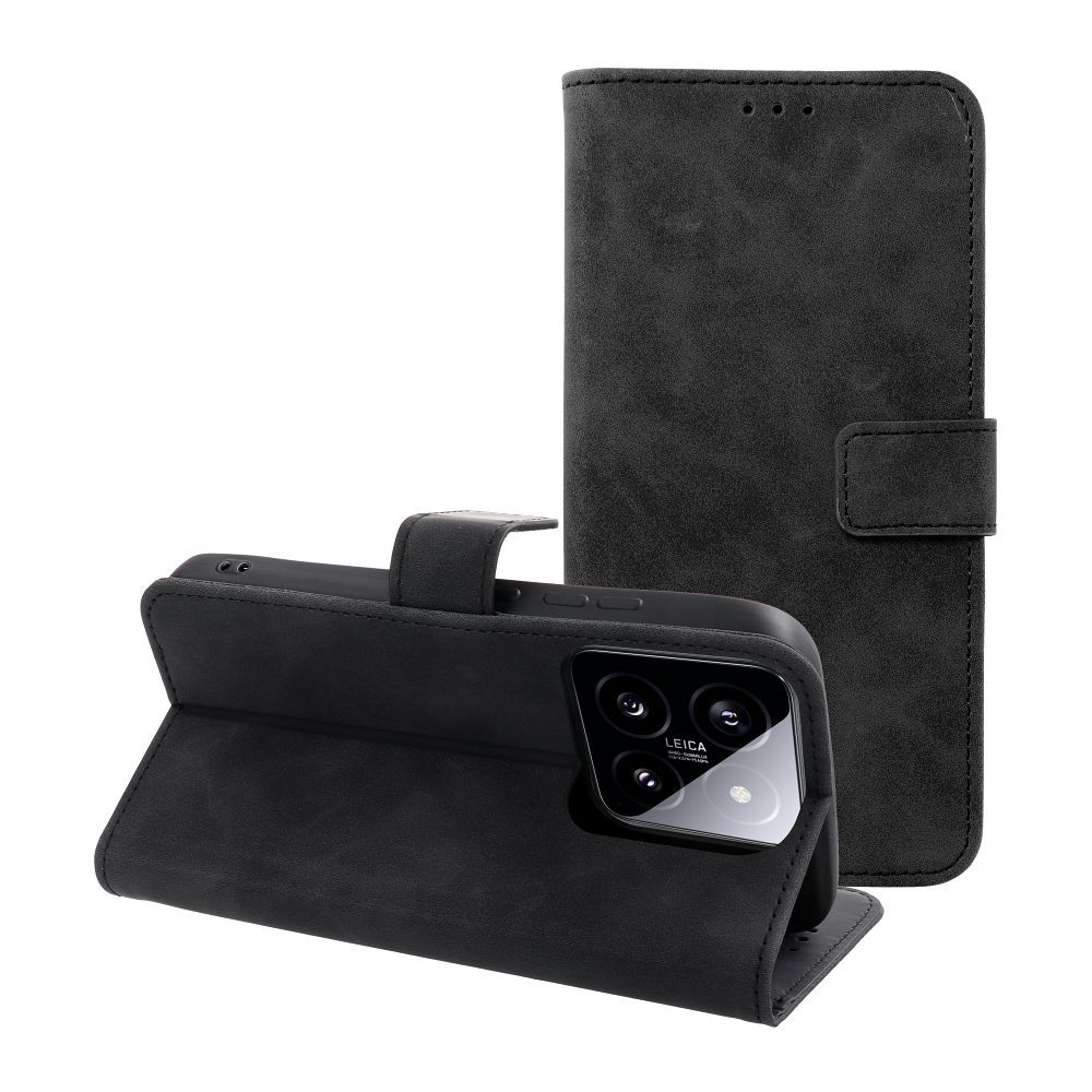 TENDER könyvtok XIAOMI 14 Ultra számára fekete