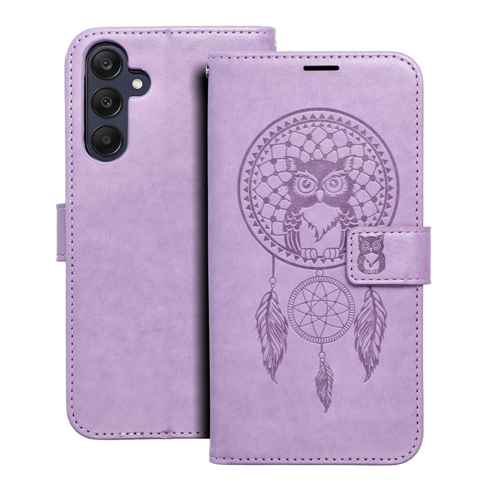 MEZZO könyvtok SAMSUNG A25 5G dreamcatcher lila