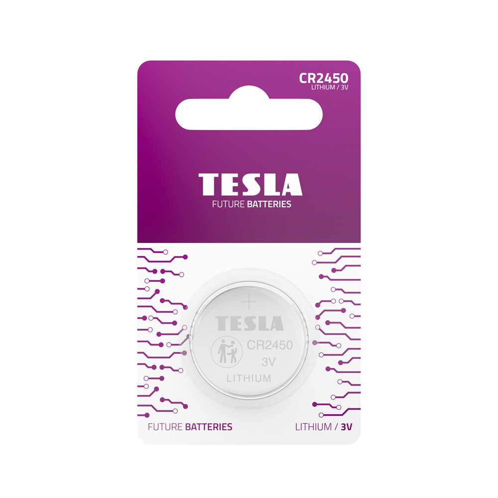 TESLA lítium elem CR2450 [1×240] 3V 1 db