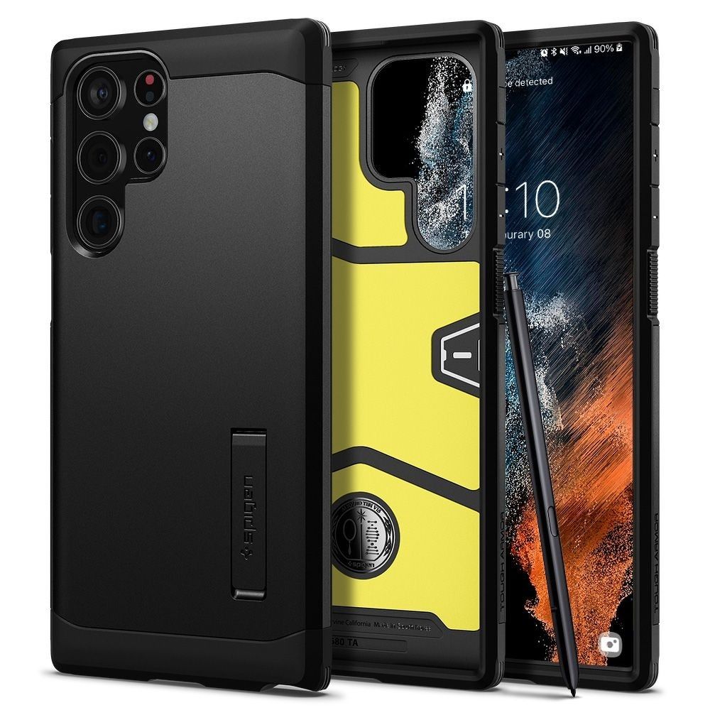 SPIGEN Tough Armor case for SAMSUNG S22 ULTRA black