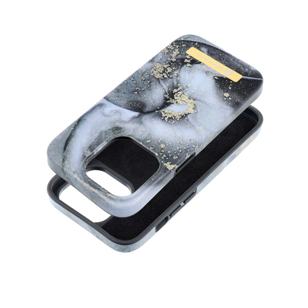 FORCELL F-PROTECT Mirage tok MagSafe kompatibilis IPHONE 14 PRO-hoz márvány köd