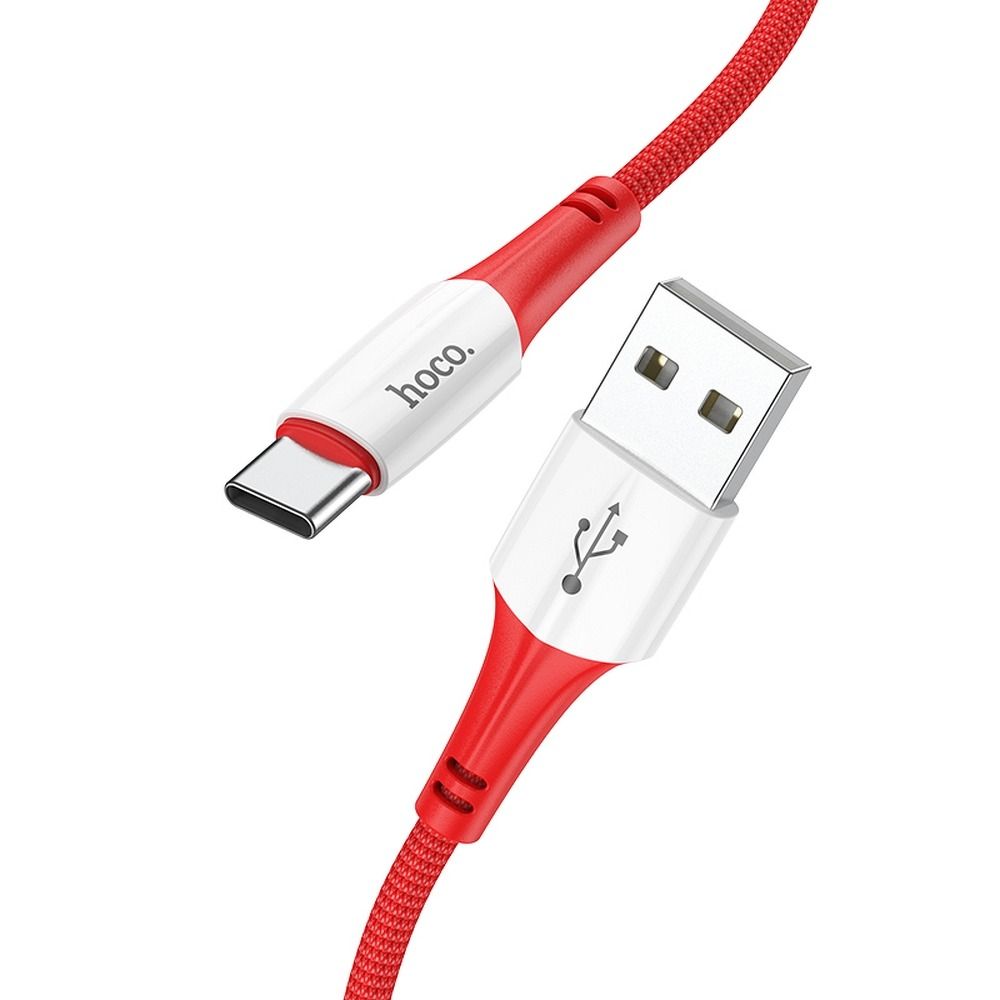 HOCO USB A – Type C 3A X70 kábel 1 m piros