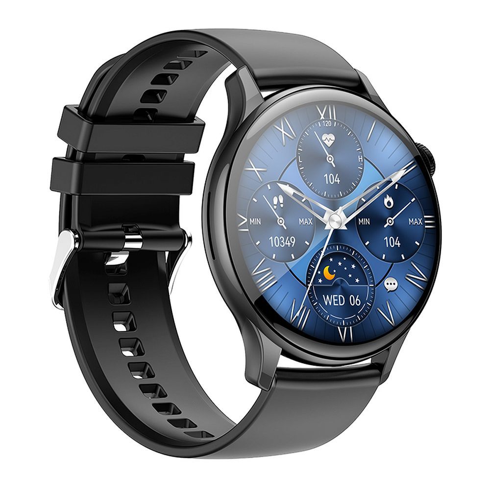 HOCO okosóra hívás funkcióval AMOLED Y10 Pro fekete
