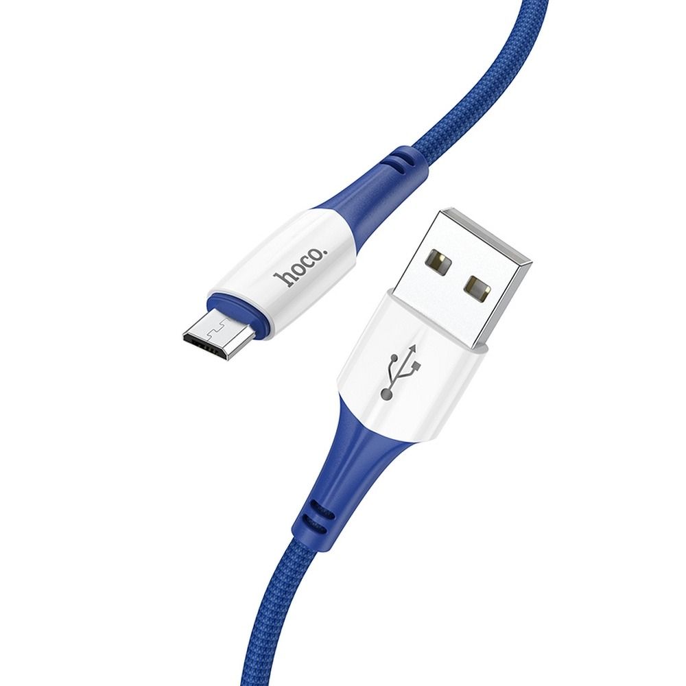 HOCO USB A – Micro USB kábel 2,4A X70 1 m kék